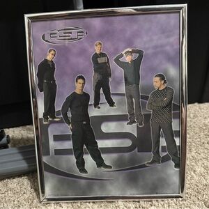 Rare Backstreet Boys millennium album tour Framed Poster with Silver Frame